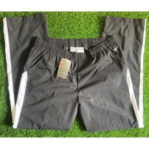 NOS Nike Woman's Mismate Warm Up Track Pants XL 16-18 Black Side Stripe NWT